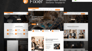 Fixier – Gadgets & Electronics Repair Services Elementor Template Kit