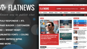FlatNews (v6.1) Responsive Magazine WordPress Theme