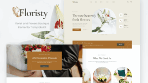 Floristy - Florist & Flower Boutique Elementor Template Kit