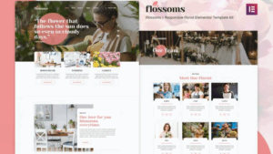 Flossom - Flower Shop Elementor Template Kit