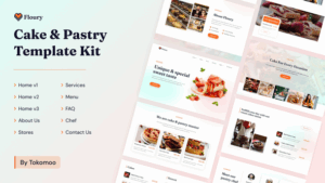 Floury Cake & Pastry Elementor Template Kit
