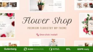 Flower Shop v1.2.0 Decoration Store and Floristic WordPress Theme