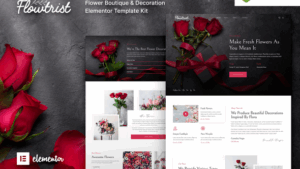 Flowtrist – Flower Boutique & Florist Elementor Template Kit
