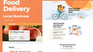 FoodDelivery - Local Business Elementor Template Kit