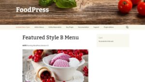 Foodpress (v1.5.3) WordPress Theme For Food Restaurant