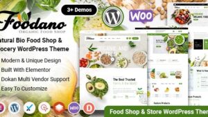 Foodano (v1.2.1) Natural Food Shop WordPress Theme