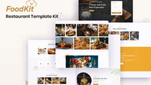 Foodkit - Food Ordering & Delivering Elementor Template Kit