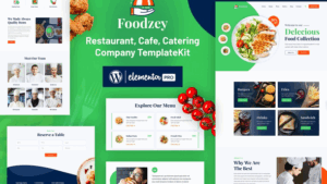 Foodzey - Restaurant Elementor Template Kit