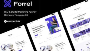 Forrel - SEO & Digital Marketing Agency Elementor Template Kit