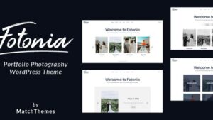 Fotonia (v1.7.0) Portfolio Photography Theme for WordPress