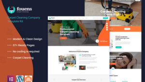 Fouens - Cleaning & Home Maintenance Company Elementor Template Kit