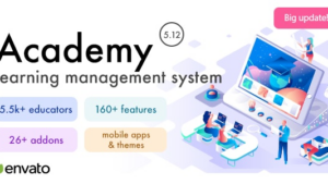 Academy LMS v6.15 - Learning Management System + All Addons Pack [Activated]