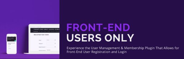 [Activated] Front-End Only Users Premium (v3.2.30)