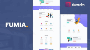 Fumia - Startup Agency Elementor Template Kit