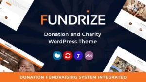 Fundrize (v1.41) Responsive Donation & Charity WordPress Theme