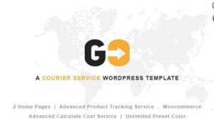 GO Courier v2.5.4 Delivery Transport WordPress Theme