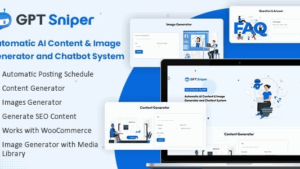 GPT Sniper v1.0.1 Automatic AI Content Generator And Chatbot WordPress Plugin