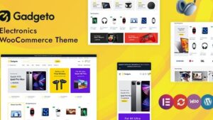 Gadgeto WP (v2.1.1) Electronics Store Elementor WooCommerce Theme