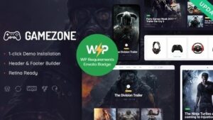 Gamezone (v1.1.11) Gaming Blog & Store WordPress Theme