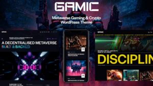 Gamic (v1.14.0) Metaverse Gaming & Crypto WordPress Theme