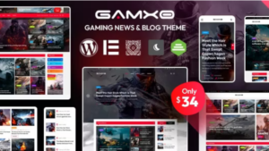 Gamxo (v2.0.3) WordPress Gaming News & Blog Theme