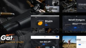 Gat v1.21.0 Gun & Weapon Store WordPress Theme