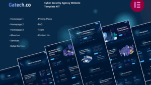Gatech Cyber Security & IT Management Elementor Template Kit