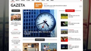 Gazeta v1.6 News & Magazine Drupal 9 Theme **