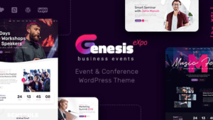 GenesisExpo (v1.4.19) Business Events & Conference WordPress Theme [Activated]