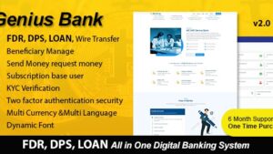 Fixed* Genius Bank (v3.0.0) All in One Digital Banking System (Activated)