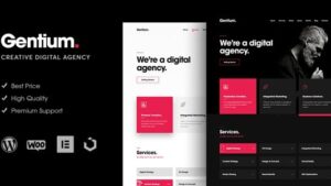 Gentium v1.2.3 A Creative Digital Agency WordPress Theme