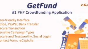 GetFund v6.0.0 professional Laravel crowdfunding platform