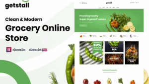 Getstall - Grocery Store Elementor Template Kit