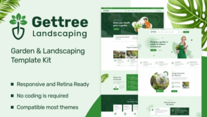 Gettree – Garden & Landscaping Elementor Template Kit