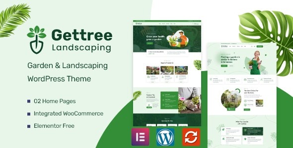 Gettree v.1.1.4 Garden & Landscaping WordPress Theme