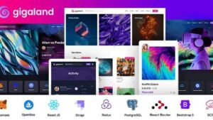 Gigaland (v2.0.4) NFT Marketplace React Js Template
