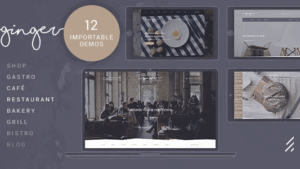 Ginger (v1.3.9) Restaurant WordPress Theme