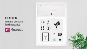 Glacier v5.0.4 Minimal WordPress Portfolio Theme