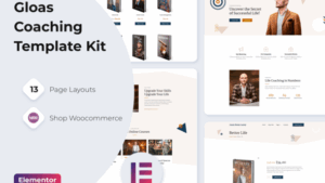 Gloas  - Coach, Speaker & Trainer Template Kit for Elementor