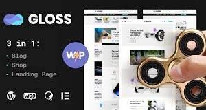 Gloss v1.0.9 Viral News Magazine WordPress Blog Theme + Shop #