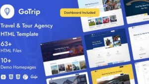 GoTrip - Travel & Tour Agency HTML Template February 13 2024