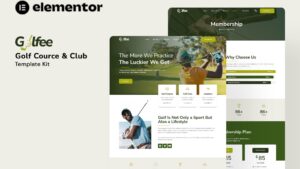 Golfee - Golf Course & Club Elementor Template Kit