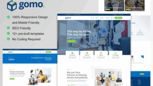 Gomo - Moving Company Elementor Template Kit