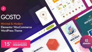 Gosto (v2.0) Multipurpose eCommerce WordPress Theme