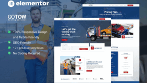 Gotow - Towing Services Elementor Template Kit