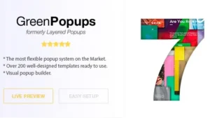 Green Popups (v7.56) Popups for WordPress