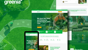 Greenia - Landscape & Gardening Elementor Template Kit
