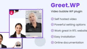 Greet.wp (v2.2.9) Video bubble WordPress plugin