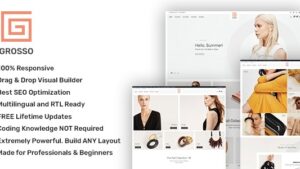 Grosso v1.8.7 Modern WooCommerce theme for the Fashion Industry