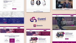 Gueni - Business Solution Elementor Template Kit